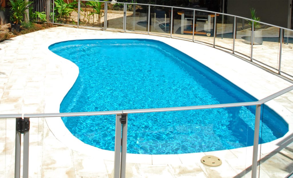 Lagoon Pool With Modern Handrails — Darwin Fibreglass Pools & Spas In Winnellie, NT